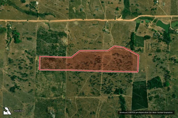Imagem de satélite de Infração Ambiental em Campo Novo de Rondônia - RO