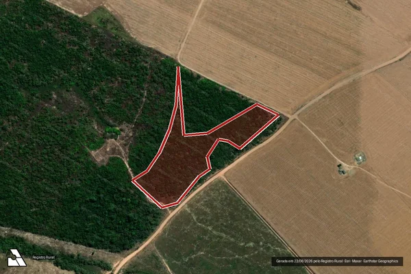 Imagem de satélite de Infração da Flora em Altamira - PA