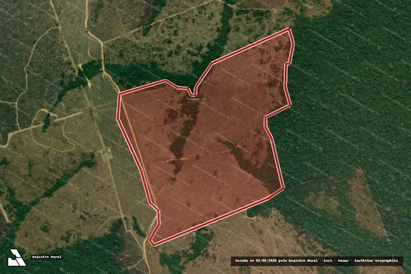 Imagem de satélite de Infração Ambiental em Novo Progresso - PA
