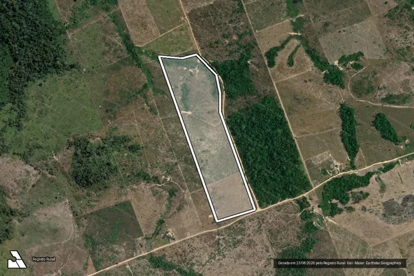 Imagem de satélite de Infração da Flora em Novo Progresso - PA