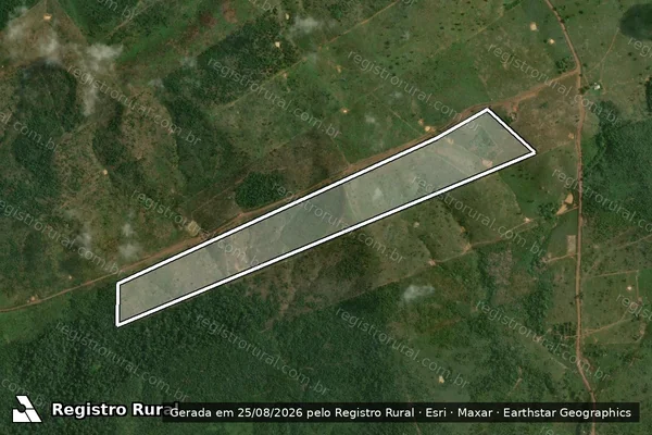 Imagem de satélite de Infração da Flora em Apuí - AM