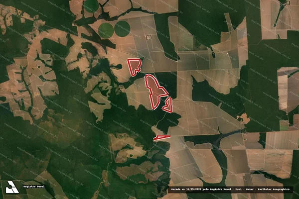 Imagem de satélite de Infração de Licenciamento(Não Classificada-Móvel) em Porto dos Gaúchos - MT