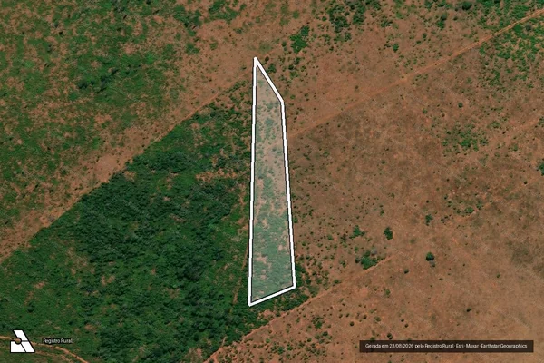 Imagem de satélite de Infração Ambiental em Alto Boa Vista - MT