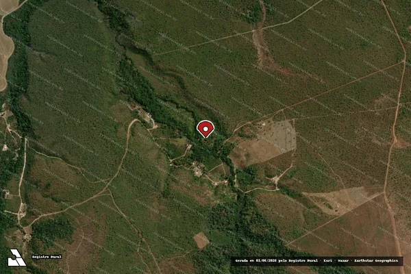 Imagem de satélite — Embargo Ambiental — Campos Lindos/TO