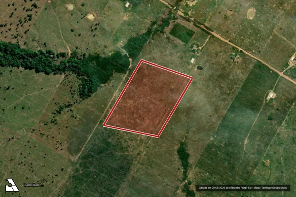 Imagem de satélite de Infração Ambiental em Porto Velho - RO
