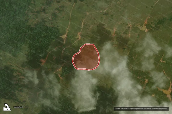 Imagem de satélite de Infração Ambiental em Acrelândia - AC