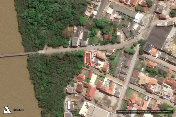 Imagem de satélite de Infração Ambiental em Fundão - ES