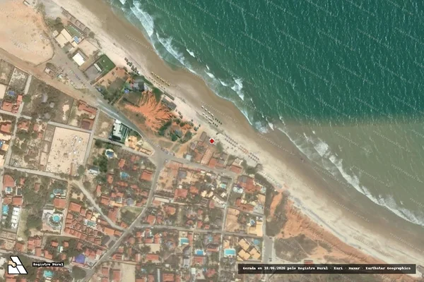 Imagem de satélite — Embargo IBAMA — Infração de Licenciamento(Não Classificada-Móvel) — Aracati/CE