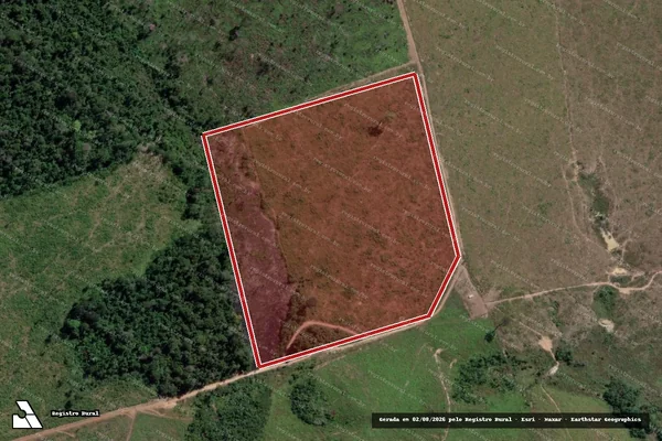 Imagem de satélite de Infração da Flora em Altamira - PA