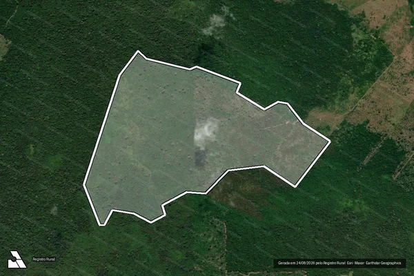 Imagem de satélite — Embargo Ambiental - Altamira/PA