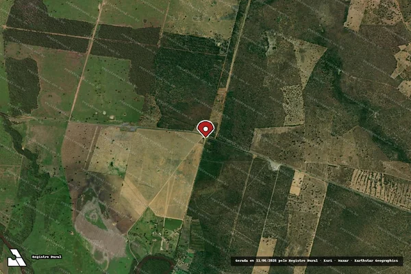 Imagem de satélite — Embargo IBAMA — Infração da Flora — Santa Maria da Vitória/BA