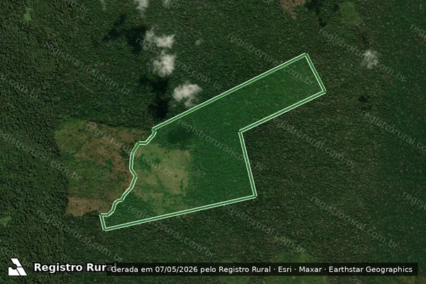 Imagem de satélite — Imóvel Rural de 264.07 ha - Rio Branco/AC