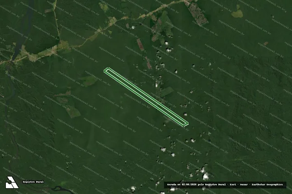 Imagem de satélite — Imóvel Rural de 1119.99 ha - Apuí/AM