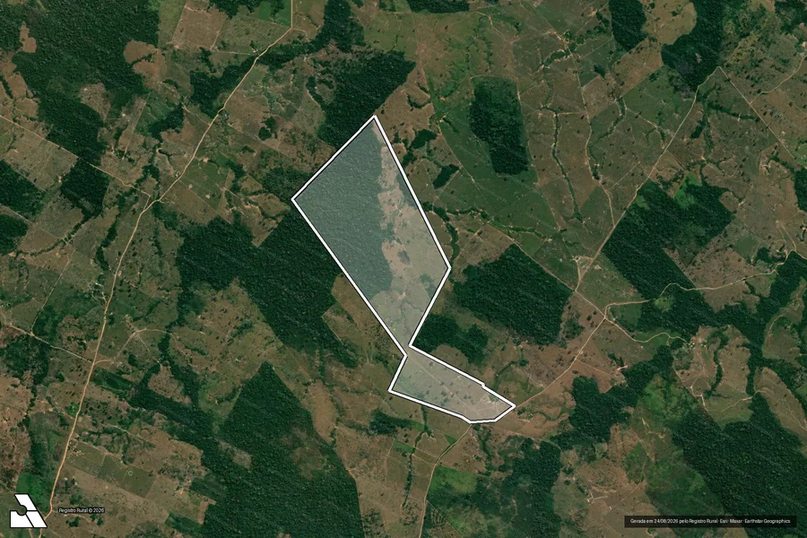 Imagem aérea do item B