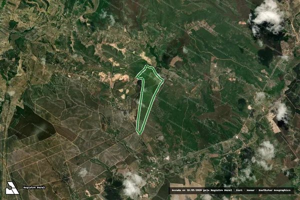 Imagem de satélite — Imóvel Rural de 105,78 ha - Alagoinhas/BA