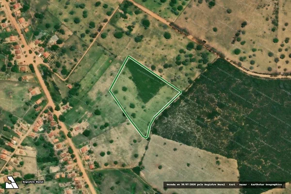 Imagem de satélite — FAZENDA CAMPO DE MANGABA - Nova Soure/BA