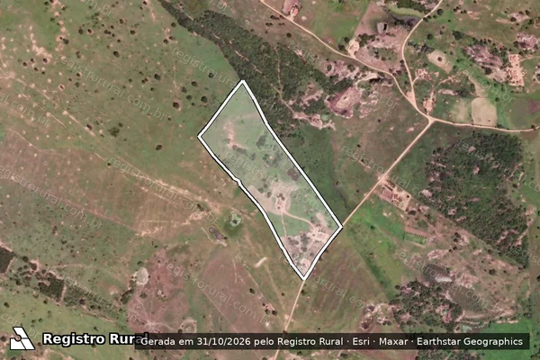 Imagem de satélite — FAZENDA PIRIPIRI - Urandi/BA
