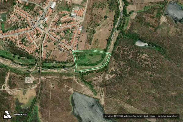 Imagem de satélite — FAZENDA CAIO PRADO - Itapiúna/CE