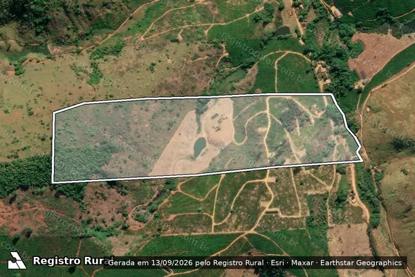 Imagem de satélite — Sitio Pedroni - São Roque do Canaã/ES