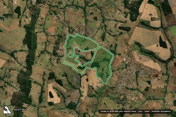 Imagem de satélite — Fazenda Paraiso- Gleba I - Firminópolis/GO