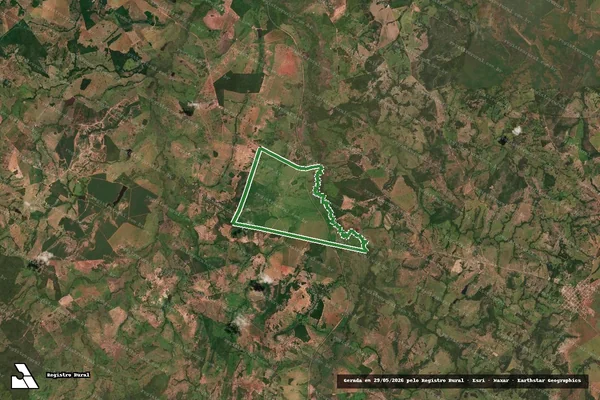 Imagem de satélite — FAZENDA AGROPECUÁRIA MESSIAS TABATA - Mutunópolis/GO