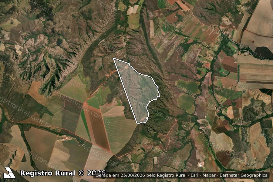 Imagem aérea do item B