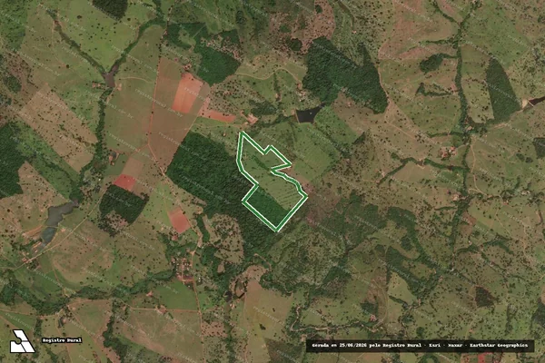 Imagem de satélite — FAZENDA MARCELINO E BOA VISTA DO RIBEIRÃO - Trindade/GO