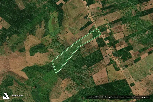 Imagem de satélite — Lugar Cajuéiro - Colinas/MA