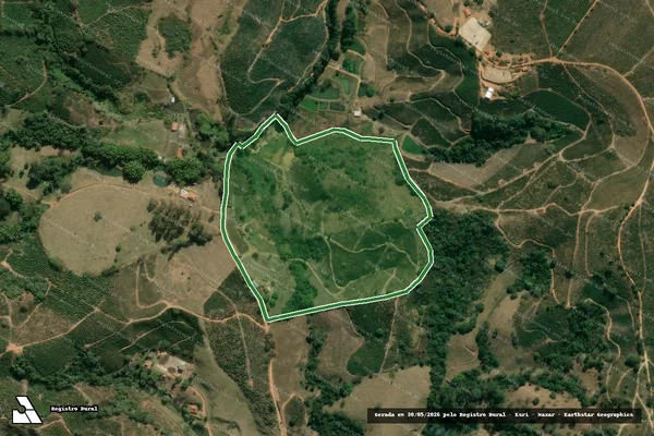 Imagem de satélite — FAZENDA BARBA DE BODE - Cabo Verde/MG
