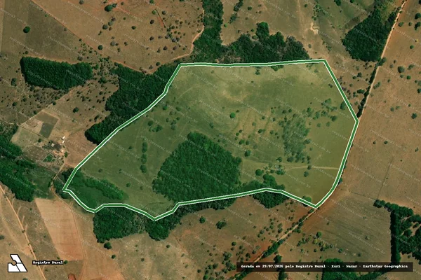 Imagem de satélite — Fazenda Onca - Formiga/MG