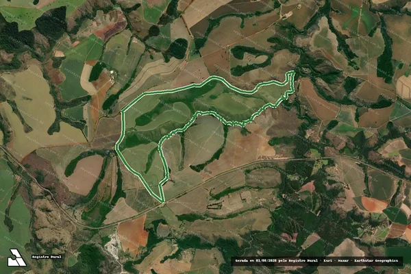 Imagem de satélite — FAZENDA SÃO MATEUSINHO - Ibiá/MG