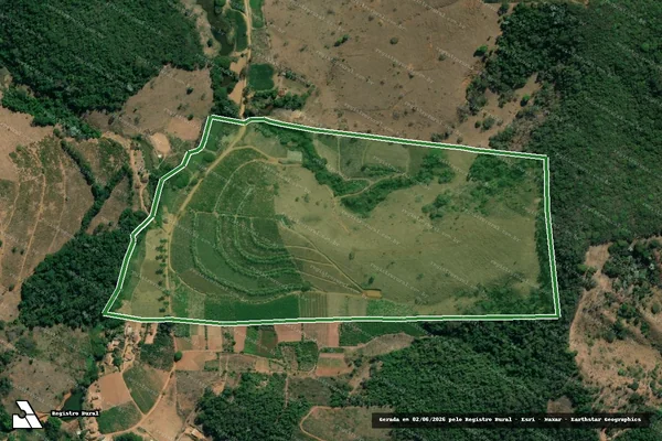 Imagem de satélite — sitio do aguinaldo - Inhapim/MG