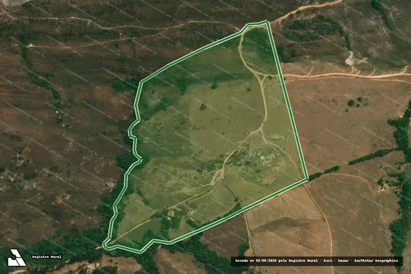 Imagem de satélite — Fazenda do Pombeiro - Itutinga/MG