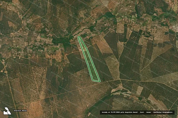 Imagem de satélite — FAZENDA SÃO JOAQUIM - Montezuma/MG