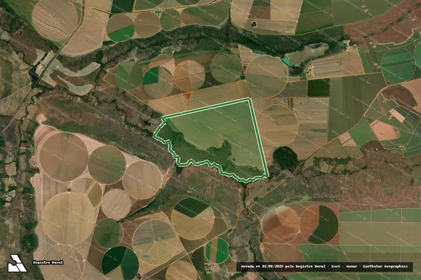 Imagem de satélite — FAZENDA SANTA JULIA - Nova Ponte/MG