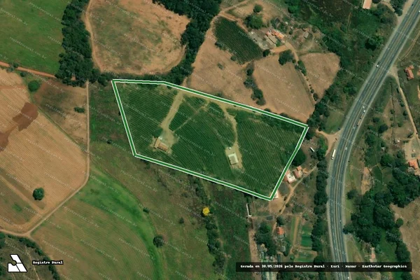 Imagem de satélite — Sítio Bela Vista - Perdões/MG