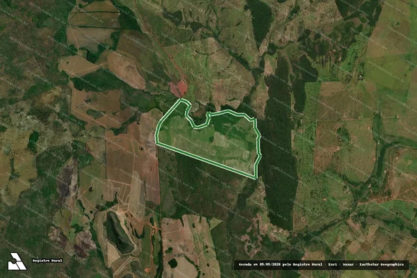 Imagem de satélite — FAZENDA LAGOA AZUL - Bela Vista/MS