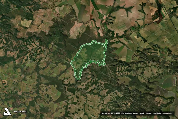 Imagem de satélite — FAZENDA BURITI LAGE / TAQUARI - Alto Araguaia/MT