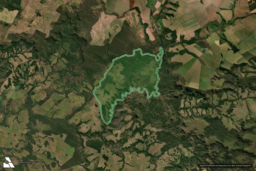 Imagem aérea do item B