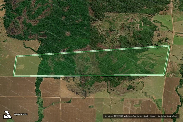 Imagem de satélite — Sitio Uniao - Guarantã do Norte/MT