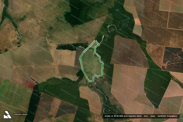 Imagem de satélite — Fazenda São Sebastião - Paranatinga/MT