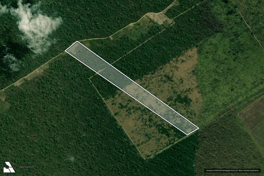 Imagem aérea do item B