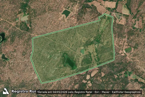 Imagem de satélite — SITIO TREMPES - Várzea/PB