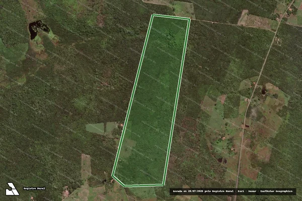 Imagem de satélite — Imóvel Rural de 67,29 ha - Morro do Chapéu do Piauí/PI
