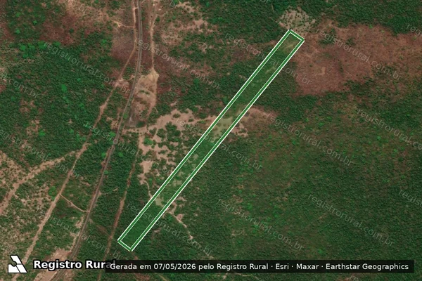 Imagem de satélite — Capumba - Nazária/PI