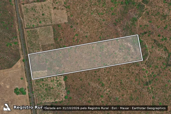 Imagem de satélite — baixa do agreste lote 15 - Valença do Piauí/PI