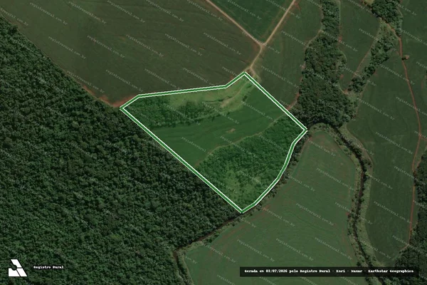 Imagem de satélite — LOTE 200 GLEBA RIBEIRÃO KELLER - Mandaguari/PR
