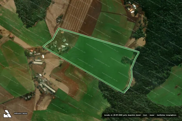 Imagem de satélite — LOTE 12 ITÁ I - Mangueirinha/PR