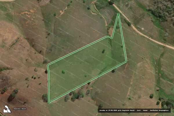 Imagem de satélite — Imóvel Rural de 4,08 ha - Aperibé/RJ