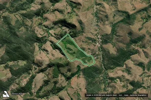 Imagem de satélite — Fazenda Gão Para - Areal/RJ